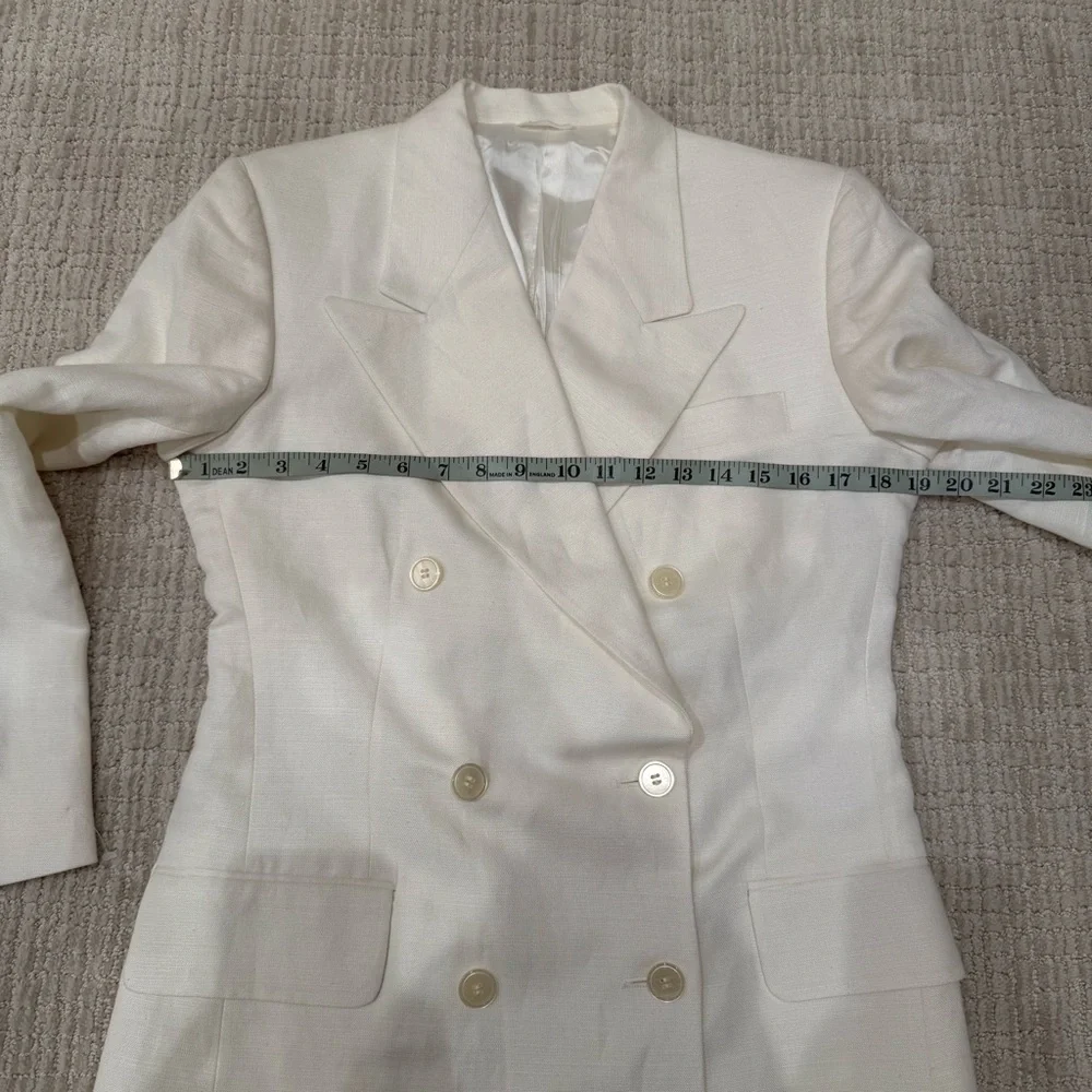 New Nordstrom Freedberg Double Breasted Linen Jacket